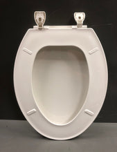Load image into Gallery viewer, Centoco Solid Plastic Toilet Seat for Elongated Bowl - White - 1600 - New