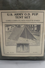 Load image into Gallery viewer, Vintage US ARmy O D (Olive Drab) Pup Tent Set - Sealed - New