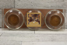 Load image into Gallery viewer, Set of 3 Round Vanilla Gingerbread Scented Tealight Candles in Glass Holders-New