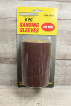 Load image into Gallery viewer, Central Machinery 150 Grit 6 Piece Sanding Sleeves -New