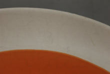 Load image into Gallery viewer, Crate &amp; Barrel CBL175 Salad Plate - Orange &amp; White - Used
