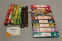Load image into Gallery viewer, Set of Satya Incense Sticks with 2 Tray Boards - Variety Pack - Used