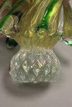 Load image into Gallery viewer, Murano 10" Spiral Christmas Tree - Green with Gold Flake - Used