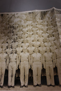 WWII US Army Panoramic Group Photograph Picture