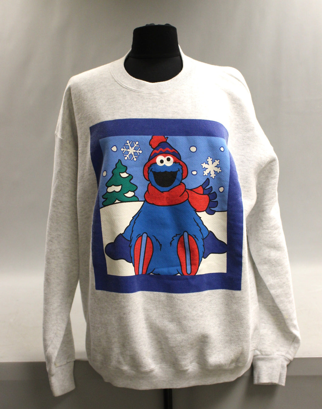 Sesame Street Women's Cookie Monster Sweatshirt - X-Large - Used