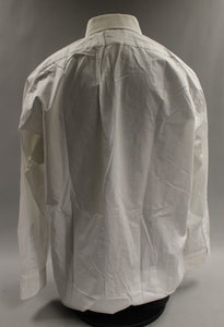 Arrow Dover Broadcloth Long Sleeve White Dress Shirt - XLarge (17 x 34/35)