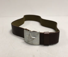 Load image into Gallery viewer, Russian Military Belt with Silver Buckle - Used