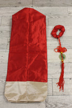 Load image into Gallery viewer, Chinese Style Kimono Wine Bottle Cover - Fits 750 ml bottle - Used