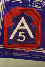 Load image into Gallery viewer, Vintage 1970s IRA Green G-23 Hallmark 5th Army Patch - Sew On - New