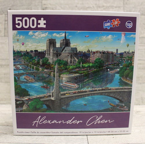 Alexander Chen Notre Dame 500 Piece Jigsaw Puzzle by Surelox - 19