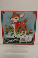 Load image into Gallery viewer, Lindy Bowman Season's Greetings Christmas Gift Box - 6" x 4" - New