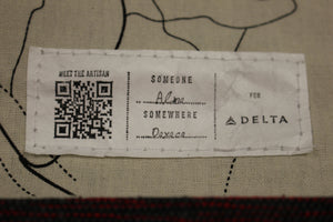 Delta Airlines Amenity Toiletries Bag - Someone Somewhere - Used