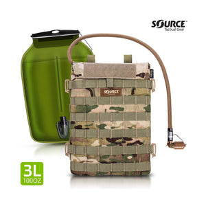 Source 4001491503 Razor 3L Multicam Polyethylene 3 Liter Hydration Pack -New