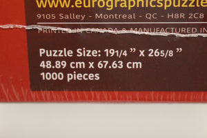 Eurographics Dodge Charger Challenger Evolution 1000 Piece Jigsaw Puzzle - New