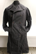 Load image into Gallery viewer, Vintage Military Women&#39;s Trenchcoat/Rain Jacket - 10R - Black - Used