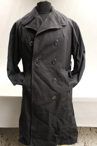 Vintage Military Women's Trenchcoat/Rain Jacket - 10R - Black - Used