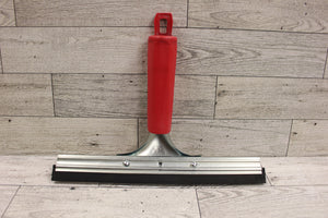 10" Glass Window Wiper Cleaner Squeegee Shower Bathroom Mirror Car - Red - New