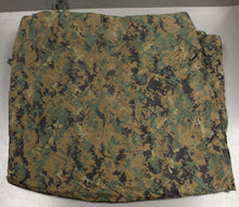 Load image into Gallery viewer, Military USMC Tarpaulin Reversible Field Tarp - Marpat Woodland - Grade B