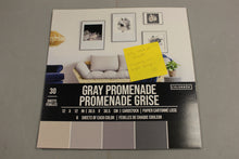 Load image into Gallery viewer, Colorbok Gray Promenade Scrapbooking 12&quot; x 12&quot; Sheets - New
