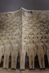 WWII US Army Panoramic Group Photograph Picture