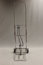 Load image into Gallery viewer, Vintage Folding Luggage Cart with Wheels and Bungie Strap - Used