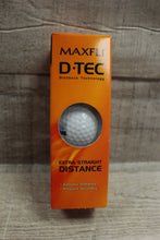 Load image into Gallery viewer, Maxfli DTEC Distance Golf Balls Cage Williams Attorney Promotion Set Of 3 -New