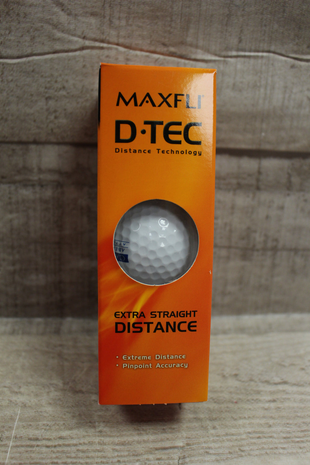 Maxfli DTEC Distance Golf Balls Cage Williams Attorney Promotion Set Of 3 -New
