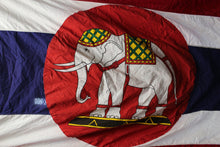 Load image into Gallery viewer, Vintage 8x5 Kingdom of Thailand Siam Navy Cotton Flag - Used