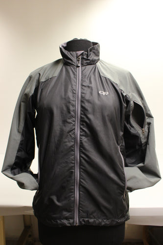 Outdoor Research Windbreaker Zip Up Jacket - Grey - Small - Used