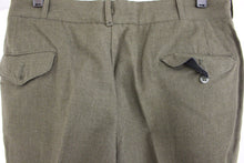 Load image into Gallery viewer, US Army Men&#39;s Wool Serge Green Trousers - 32S - 8405-00-082-2769 - Used
