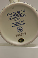 Load image into Gallery viewer, Vintage Avon Tribute To The Armed Forces Beer Stein - Used