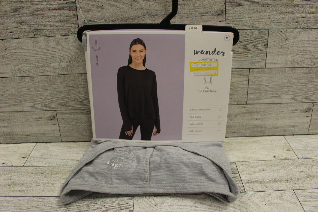 Wander Hotties Midweight Tie Back Tunic - Heather Grey - Medium - Used