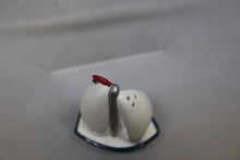 Load image into Gallery viewer, Vintage Lighthouse &amp; Sailboat Mini Salt &amp; Pepper Shakers - Used