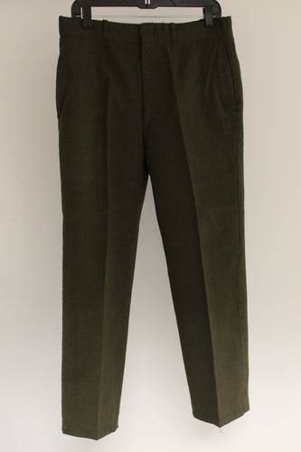 US Army Men's Wool Serge Green Trousers - 32S - 8405-00-082-2769 - Used