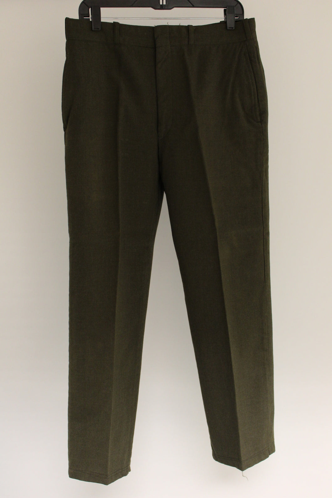 US Army Men's Wool Serge Green Trousers - 32S - 8405-00-082-2769 - Used