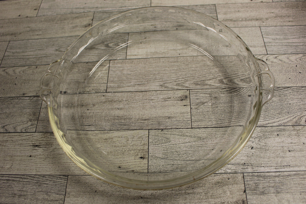 Vintage Pyrex Clear Pie Plate Dish - 9.5