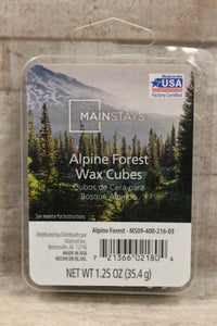 Mainstays Alpine Forest Wax Cubes -New