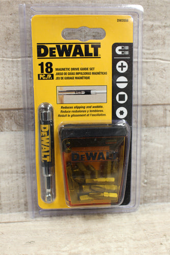 DeWalt 18-Piece Magnetic Drive Guide Set -New
