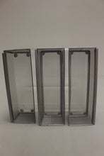 Load image into Gallery viewer, Set of 3 Rubbermaid Interlocking Silver Mesh Organizers - 9" x 3" - Used