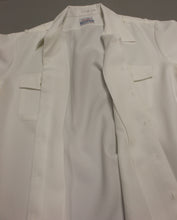 Load image into Gallery viewer, US Navy Creighton Short Sleeve White Button Up Dress Shirt - Size: 17-17.5 XL