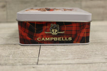 Load image into Gallery viewer, Campbells Scotland Collectible Cookie Tin - Cat with Kilt - Tin Only - Used