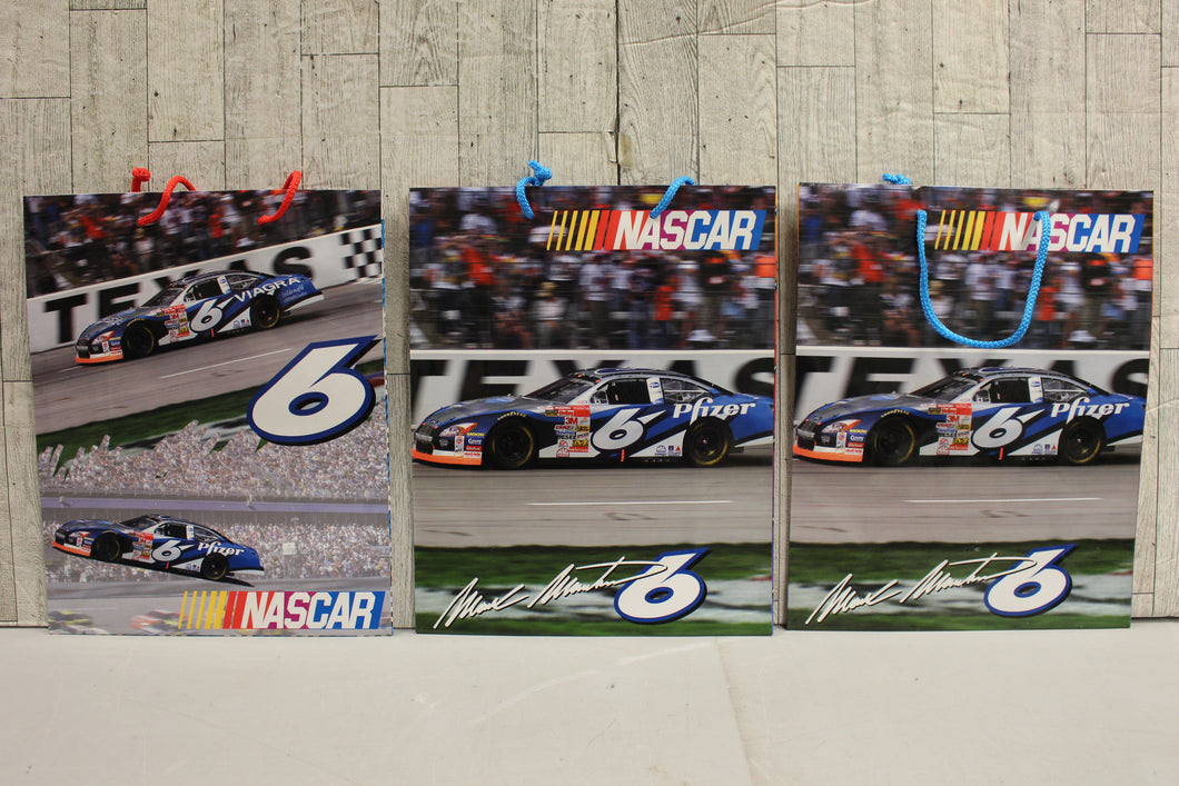 Nascar Mark Martin Gift Bag - Set of 3 - 12