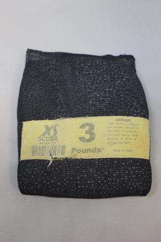 XS Scuba 3 Lbs Weighted Bag - Used
