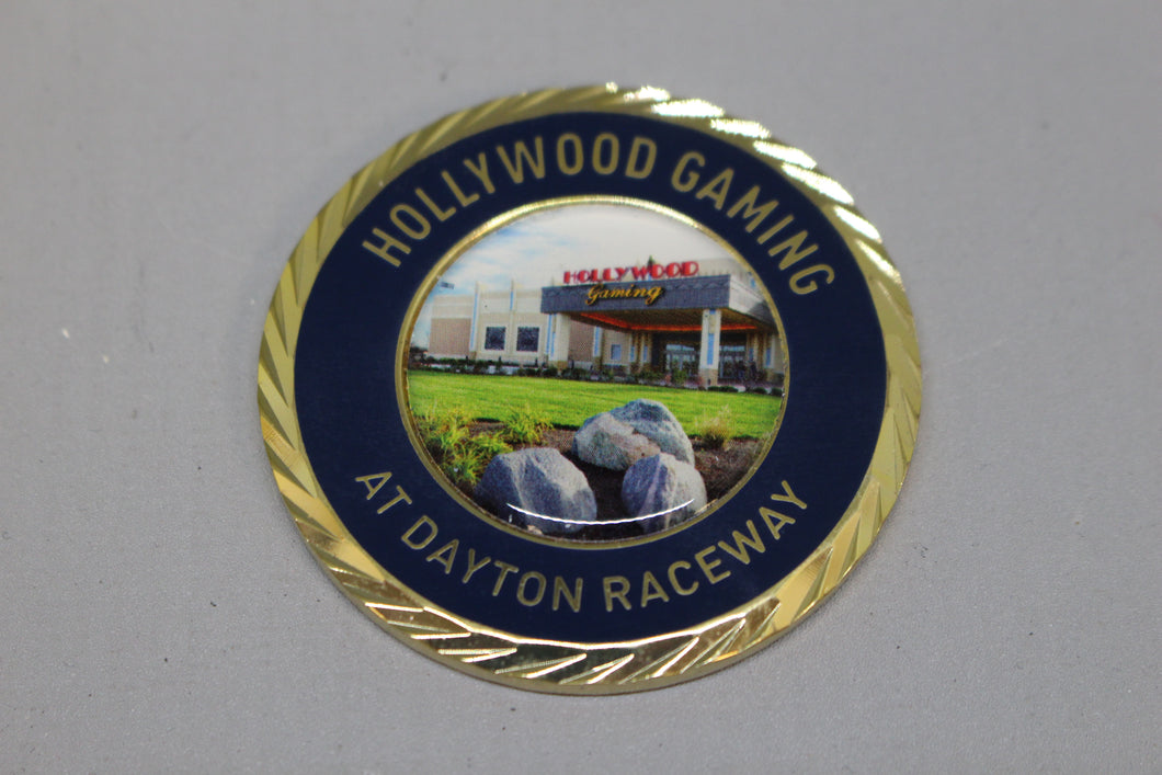 Hollywood Gaming Raceway My Hero Challenge Coin -Used