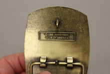 Load image into Gallery viewer, Handyman Club of America Life Member Belt Buckle and Key Ring - Used