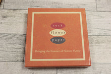 Load image into Gallery viewer, Rock Flower Paper Cork Coaster Set - 4&quot; x 4&quot; - New