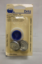 Load image into Gallery viewer, Dritz 1-1/8" Aluminum 3 Cover Button Kit - New