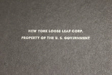Load image into Gallery viewer, New York Loose Leaf Corp 3 Ring Binder - US Government - Black - Width: 2.5&quot;