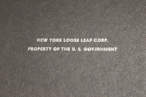 New York Loose Leaf Corp 3 Ring Binder - US Government - Black - Width: 2.5"