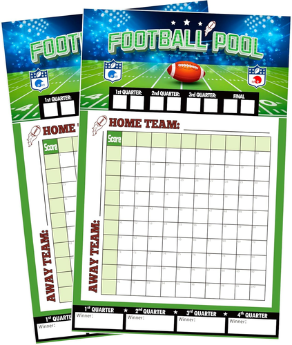Ohome Football Pool Posters - 2 Pack - 27.5x17.7